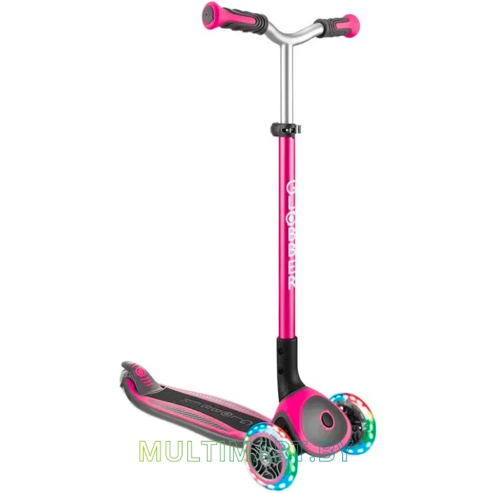Самокат Globber Master Lights (розовый)